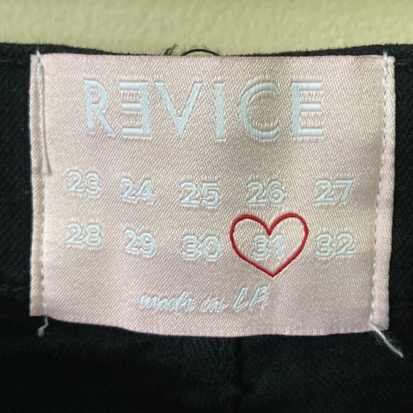 NWT REVICE Ruby Tuesday Black Red Side Stripe Jeans - Picture 11 of 11